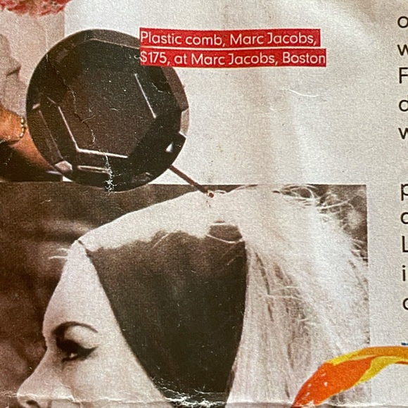 Marc Jacobs vintage runway couture gem hair clip - Picture 4 of 11